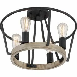 Best deal 😍 The Gray Barn Marsh Bank Grey Ash Semi-flush Mount ⭐ -The Gray Barn Shop unnamed file 4610