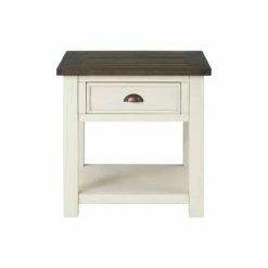 Discount ✨ The Gray Barn Downington Solid Wood End Table White Stain And Grey 🎁 -The Gray Barn Shop unnamed file 467
