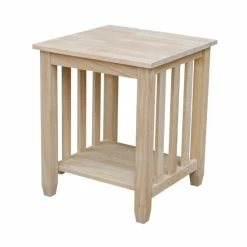 Best deal 🛒 The Gray Barn Moonshine Unfinished Mission High End Table 🛒