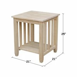 Best deal 🛒 The Gray Barn Moonshine Unfinished Mission High End Table 🛒 -The Gray Barn Shop unnamed file 4681