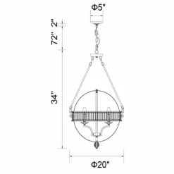 Outlet 👍 The Gray Barn Stormy Roost 4-light Black Globe Chandelier ✨ -The Gray Barn Shop unnamed file 4727