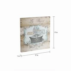 Brand new 👏 The Gray Barn Bath Stretched Canvas Wall Art 🎁 -The Gray Barn Shop unnamed file 4790