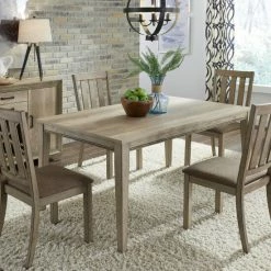 Outlet 😀 The Gray Barn Sun Valley Sandstone 5 Piece Rectangular Table Set 💯