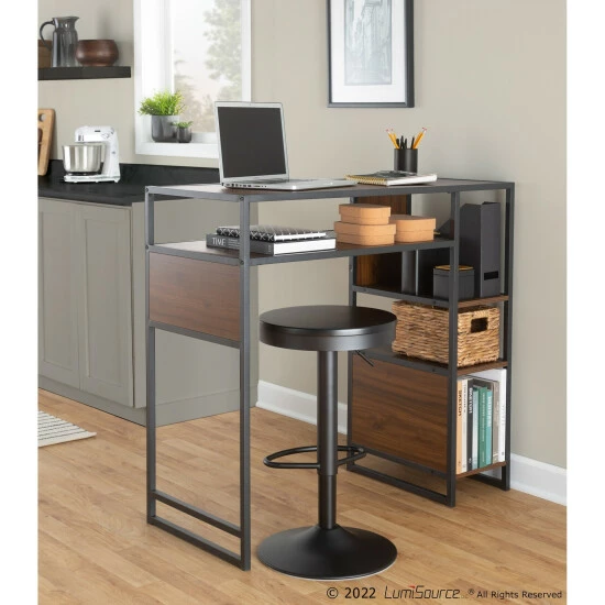 Coupon π The Gray Barn Display Farmhouse Bar Height Table With Storage Space Walnut Wood/black Metal π 7 Coupon π The Gray Barn Display Farmhouse Bar Height Table With Storage Space Walnut Wood/black Metal π - Image 5