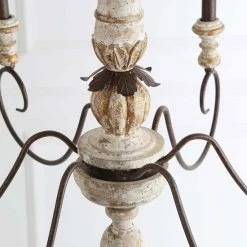 Brand new 👍 The Gray Barn French Country 6-light Distressed Wood Chandelier - D31" X H28" 😀 -The Gray Barn Shop unnamed file 4869
