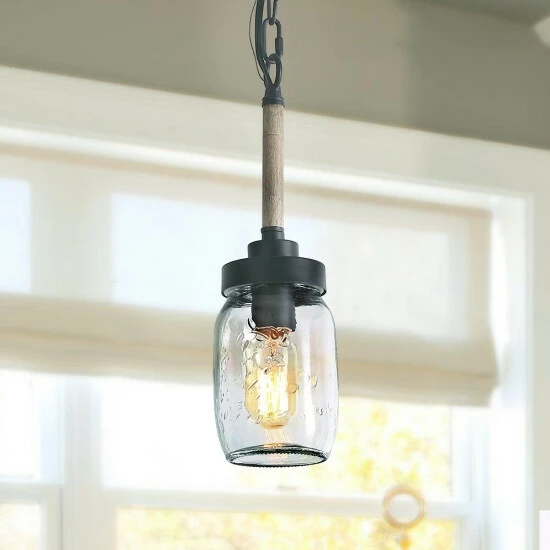 Best reviews of π The Gray Barn Farmhouse/ Industrial Mason Jar Glass Antique Pendant 1-light Fixture - D4.1"*H14.6" π 3 Best reviews of π The Gray Barn Farmhouse/ Industrial Mason Jar Glass Antique Pendant 1-light Fixture - D4.1"*H14.6" π