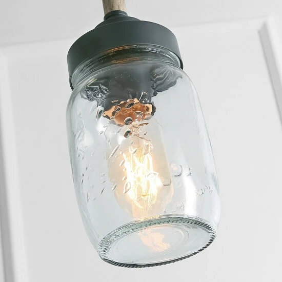 Best reviews of π The Gray Barn Farmhouse/ Industrial Mason Jar Glass Antique Pendant 1-light Fixture - D4.1"*H14.6" π 5 Best reviews of π The Gray Barn Farmhouse/ Industrial Mason Jar Glass Antique Pendant 1-light Fixture - D4.1"*H14.6" π - Image 3