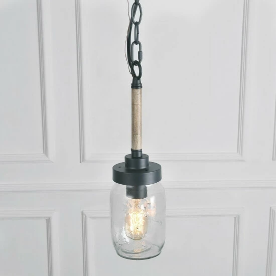 Best reviews of π The Gray Barn Farmhouse/ Industrial Mason Jar Glass Antique Pendant 1-light Fixture - D4.1"*H14.6" π 6 Best reviews of π The Gray Barn Farmhouse/ Industrial Mason Jar Glass Antique Pendant 1-light Fixture - D4.1"*H14.6" π - Image 4