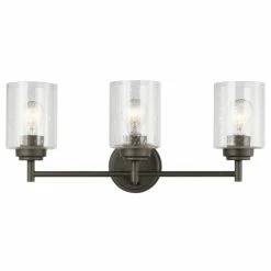 Outlet 🧨 The Gray Barn Saffron 3-light Olde Bronze Bath Vanity Light ✔️