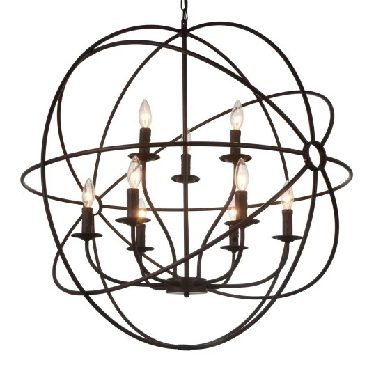 Budget βοΈ The Gray Barn Ashgrove 9-light Globe Chandelier With Brown Finish π 3 Budget βοΈ The Gray Barn Ashgrove 9-light Globe Chandelier With Brown Finish π