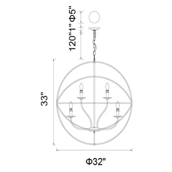 Budget βοΈ The Gray Barn Ashgrove 9-light Globe Chandelier With Brown Finish π 4 Budget βοΈ The Gray Barn Ashgrove 9-light Globe Chandelier With Brown Finish π - Image 2
