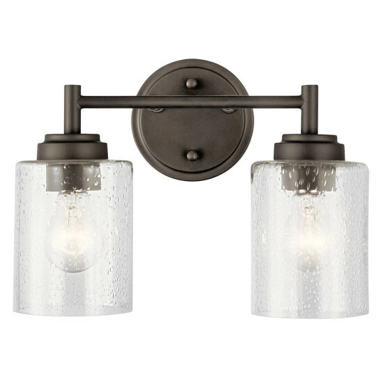 Outlet βοΈ The Gray Barn Saffron 2-light Olde Bronze Bath Vanity Light π 4 Outlet βοΈ The Gray Barn Saffron 2-light Olde Bronze Bath Vanity Light π - Image 2