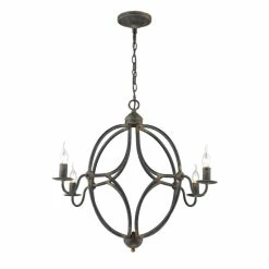 Buy 🌟 The Gray Barn Pemberley Antique Black Iron Steel 4-light Chandelier ✨ -The Gray Barn Shop unnamed file 4906