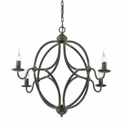 Buy 🌟 The Gray Barn Pemberley Antique Black Iron Steel 4-light Chandelier ✨ -The Gray Barn Shop unnamed file 4907