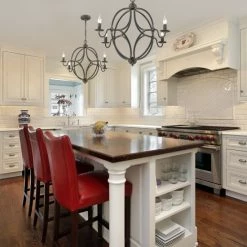 Buy 🌟 The Gray Barn Pemberley Antique Black Iron Steel 4-light Chandelier ✨ -The Gray Barn Shop unnamed file 4911