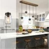 Hot Sale 👍 The Gray Barn Modern Farmhouse 5-Light Linear Chandelier Glass Mason Jar Island Lights Black 🔔 -The Gray Barn Shop unnamed file 4916