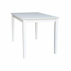 Promo 👍 The Gray Barn Fairy Glen Solid Wood Fixed Top Table With Shaker Legs Unfinished ❤️ -The Gray Barn Shop unnamed file 4932