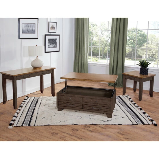 Promo π The Gray Barn Billings Creek Sofa Table Rustic Brown And Llight Warm Brown π 8 Promo π The Gray Barn Billings Creek Sofa Table Rustic Brown And Llight Warm Brown π - Image 6