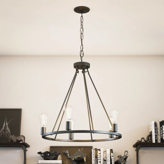 Top 10 β The Gray Barn Lake View 5-light Black Modern Rustic Black Chandelier - 23.5x23.5 π― 4 Top 10 β The Gray Barn Lake View 5-light Black Modern Rustic Black Chandelier - 23.5x23.5 π― - Image 2