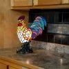 Discount 🔥 The Gray Barn Tara Multicolor Resin 15.5-inch Rooster Stained Glass Accent Lamp - 12.5"L X 7.0"W X 15"H ✨ -The Gray Barn Shop unnamed file 500