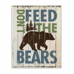 Coupon 😍 The Gray Barn 'Don't Feed The Bears' Wood Wall Art - 13 X 19 🧨