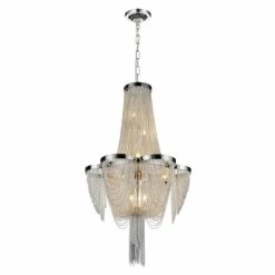 Budget 🔥 The Gray Barn Aslan Country 7-light Pendant With Chrome Finish 🧨