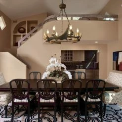 Outlet ⌛ The Gray Barn Modern Farmhouse 6-Light Resin Antler Chandelier - W27"x H26" ⌛ -The Gray Barn Shop unnamed file 5029