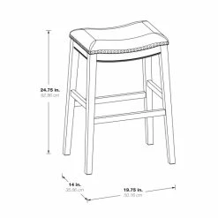 Top 10 🎉 The Gray Barn Arbakka Grey 24-inch Saddle Bar Stools (Set Of 2) ⌛ -The Gray Barn Shop unnamed file 512