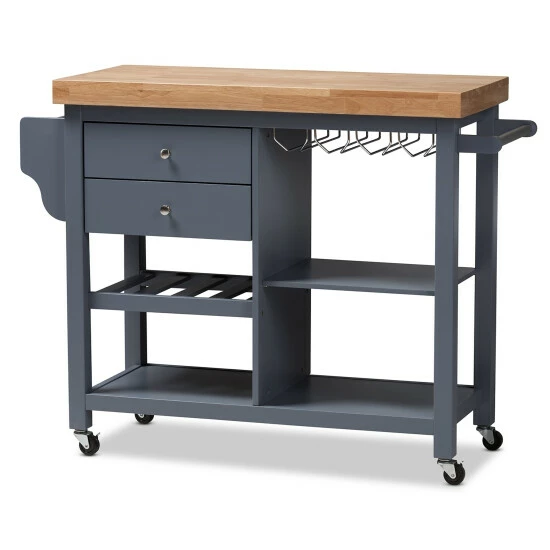 Best deal π₯° The Gray Barn Muckross Farmhouse Grey Wood Kitchen Cart π 4 Best deal π₯° The Gray Barn Muckross Farmhouse Grey Wood Kitchen Cart π - Image 2