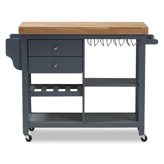 Best deal π₯° The Gray Barn Muckross Farmhouse Grey Wood Kitchen Cart π 6 Best deal π₯° The Gray Barn Muckross Farmhouse Grey Wood Kitchen Cart π - Image 4