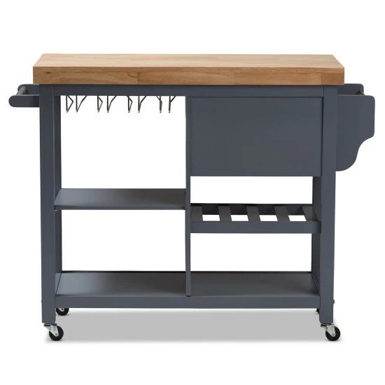 Best deal π₯° The Gray Barn Muckross Farmhouse Grey Wood Kitchen Cart π 8 Best deal π₯° The Gray Barn Muckross Farmhouse Grey Wood Kitchen Cart π - Image 6