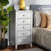 Best deal ✔️ The Gray Barn Blackjack French Industrial Silver 5-drawer Cabinet ⌛