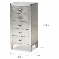 Best deal ✔️ The Gray Barn Blackjack French Industrial Silver 5-drawer Cabinet ⌛ 17 Best deal ✔️ The Gray Barn Blackjack French Industrial Silver 5-drawer Cabinet ⌛ -The Gray Barn Shop unnamed file 5254