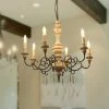 Hot Sale 🧨 The Gray Barn Mule Patch 6-light French Country Chandeliers - W30.7"X H30.3" 😍 -The Gray Barn Shop unnamed file 5263