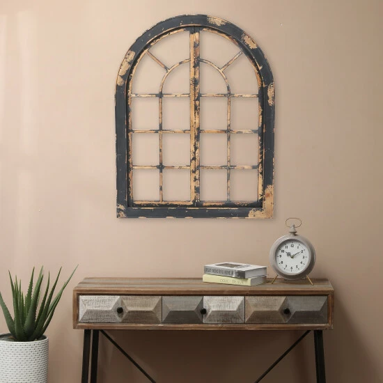 Promo π₯ The Gray Barn Edmonton Distressed Black And Brown Wood Arched Window Wall Decor π 3 Promo π₯ The Gray Barn Edmonton Distressed Black And Brown Wood Arched Window Wall Decor π
