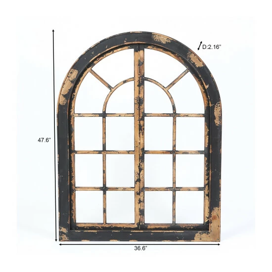 Promo π₯ The Gray Barn Edmonton Distressed Black And Brown Wood Arched Window Wall Decor π 10 Promo π₯ The Gray Barn Edmonton Distressed Black And Brown Wood Arched Window Wall Decor π - Image 8