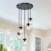 Brand new 🤩 The Gray Barn Heavenly Winds Modern Industrial 5-light Chandelier Bronze Adjustable Mason Jar Pendant - D15" X H66" 🎁 -The Gray Barn Shop unnamed file 5323