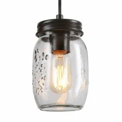 Brand new 🤩 The Gray Barn Heavenly Winds Modern Industrial 5-light Chandelier Bronze Adjustable Mason Jar Pendant - D15" X H66" 🎁 -The Gray Barn Shop unnamed file 5330