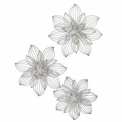 Deals 🛒 The Gray Barn Flower Blooms Metal Wall Sculpture With Open Wire Petals (Set Of 3) ⌛ -The Gray Barn Shop unnamed file 5339