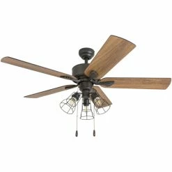 Cheap 🧨 The Gray Barn Hodeken Farmhouse 52-inch Aged Bronze LED Ceiling Fan In Cage Industrial 3-light 👏 -The Gray Barn Shop unnamed file 5351