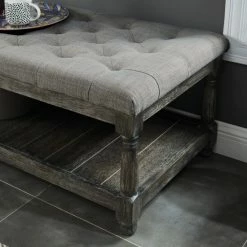 Discount 🎉 The Gray Barn Brookside Grey Bench 👍 -The Gray Barn Shop unnamed file 5356