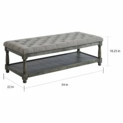 Discount 🎉 The Gray Barn Brookside Grey Bench 👍 -The Gray Barn Shop unnamed file 5357