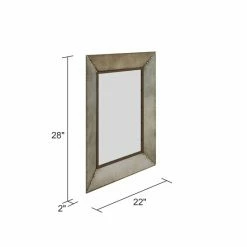 Outlet ⭐ The Gray Barn Farmhouse Wall Mirror - 28"H X 22"W X 2"D (Mirror Only: 19.5"H X 13.5"W) 🎁 -The Gray Barn Shop unnamed file 537