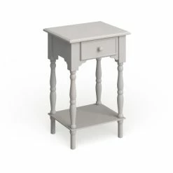 New 😍 The Gray Barn Robert Accent Table White 🔥