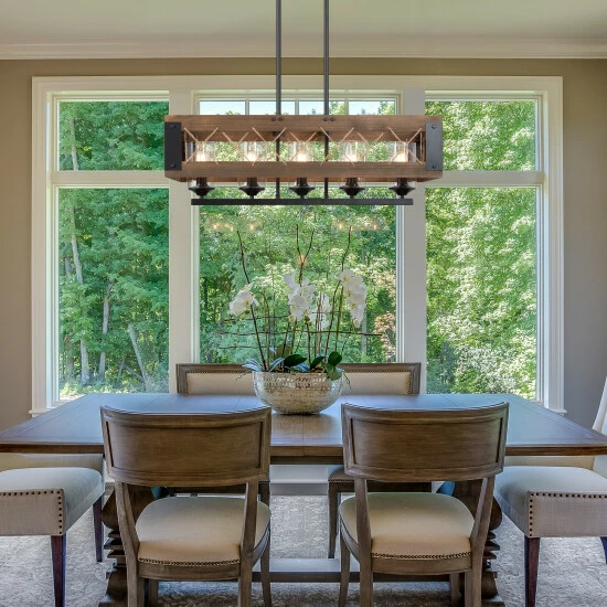 Cheap π The Gray Barn 5-Light Farmhouse Rectangle Chandelier Rustic Island Lights - W31.9" * E10.6" * H10.2" β¨ 5 Cheap π The Gray Barn 5-Light Farmhouse Rectangle Chandelier Rustic Island Lights - W31.9" * E10.6" * H10.2" β¨ - Image 3