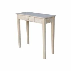 Discount 😍 The Gray Barn Moonshine Unfinished Single-drawer Hall Table ⌛