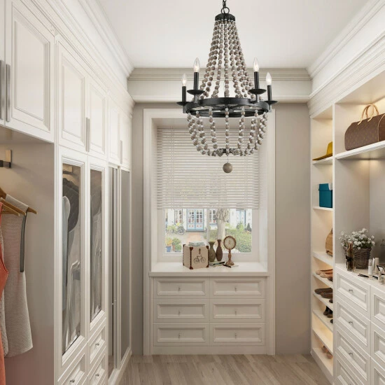 Wholesale 𧨠The Gray Barn Windy Bracken 5-light Boho Wood Bead Chandeliers Candle Empire Pendant Lighting - W21.6"xH36.2" π― 9 Wholesale 𧨠The Gray Barn Windy Bracken 5-light Boho Wood Bead Chandeliers Candle Empire Pendant Lighting - W21.6"xH36.2" π― - Image 7