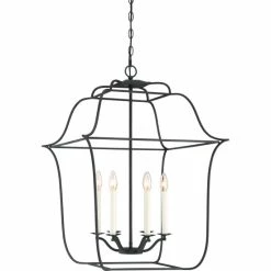 Cheapest 👏 The Gray Barn Old Station Yard Steel Cage Black Chandelier 👍