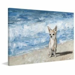 Hot Sale 😀 The Gray Barn Handmade Sad Chihuahua Print On Wrapped Canvas ⌛