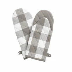 Buy ⌛ The Gray Barn Emily Gulch Buffalo Check Oven Mitt Pair Blue/white 🤩 -The Gray Barn Shop unnamed file 5520